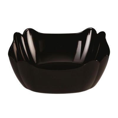 Zicco ZCP-335 Polikarbon Derin Teşhir Kasesi, 31x31 cm, Siyah - 1