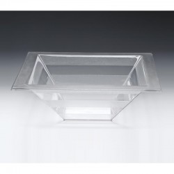 Zicco ZCP-471 Polikarbon Teşhir Kasesi, 44.5x44.5x15.5 cm, Şeffaf - Zicco