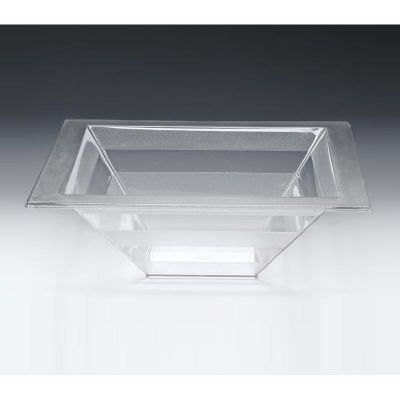 Zicco ZCP-471 Polikarbon Teşhir Kasesi, 44.5x44.5x15.5 cm, Şeffaf - 1