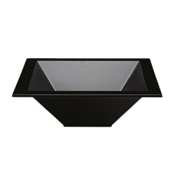 Zicco ZCP-471 Polikarbon Teşhir Kasesi, 44.5x44.5x15.5 cm, Siyah - Zicco