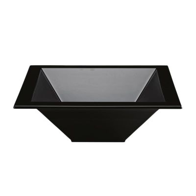 Zicco ZCP-471 Polikarbon Teşhir Kasesi, 44.5x44.5x15.5 cm, Siyah - 1