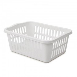 Bora Plastik Desenli Meyve Sepeti, 26.5 cm, Beyaz - Bora Plastik