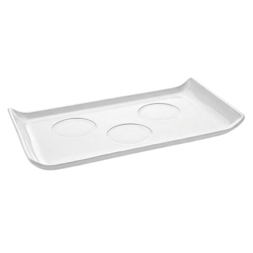 Biradlı BRD-153 Dikdörtgen Melamin Kahve Sunum Tepsisi, 26x14.5 cm - Biradlı