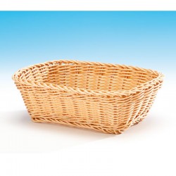 Zicco JQ-1004 Plastik Dikdörtgen Ekmek Sepeti, 23x19x8 cm, Açık Renk - Zicco