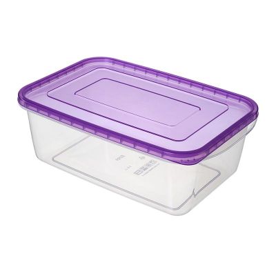 Bora Plastik Saklama Kabı, Dikdörtgen, Derin, 2.8 L - 1