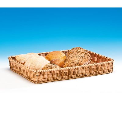 Zicco JQ-4206 Dikdörtgen Plastik Ekmek Sepeti, 46x34x6 cm - 1