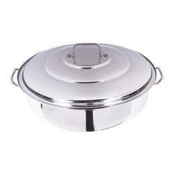 Dizdar Industrial Cookware, Shallow, Covered, 50x12 cm, 24 L - Dizdar