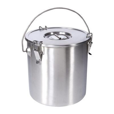Dizdar Yemek Taşıma Kabı, Tabanlı, Kapaklı, Saplı, 22x24 cm, 9 L - 1