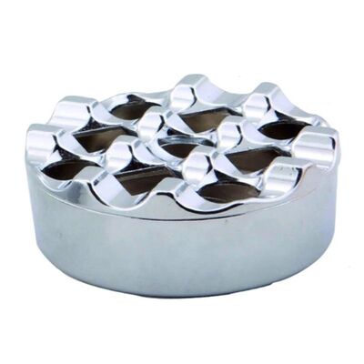 Dizdar Yuvarlak Kafesli Zamak Küllük, 9 cm - 1