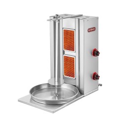 SilverInox 2164 Döner Ocağı, 2 Radyanlı, Doğalgazlı - SilverInox