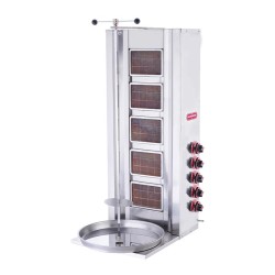 SilverInox 2163 Döner Ocağı, 5 Radyanlı, LPG'li - SilverInox