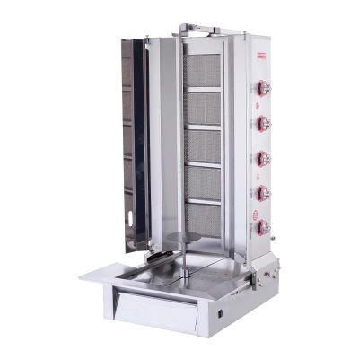 SilverInox 2167-A5 Alttan Motorlu Döner Ocağı, 5 Radyanlı, Doğalgazlı - 1