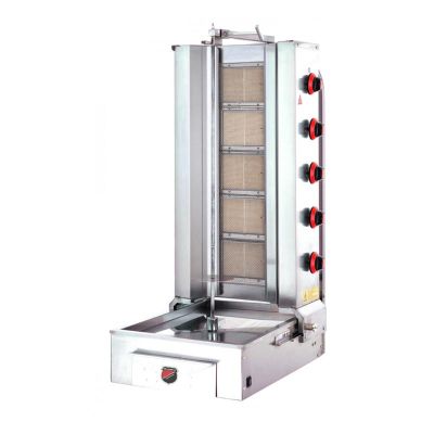 SilverInox 2167-B5 Alttan Motorlu Döner Ocağı, 5 Radyanlı, LPG'li - 1