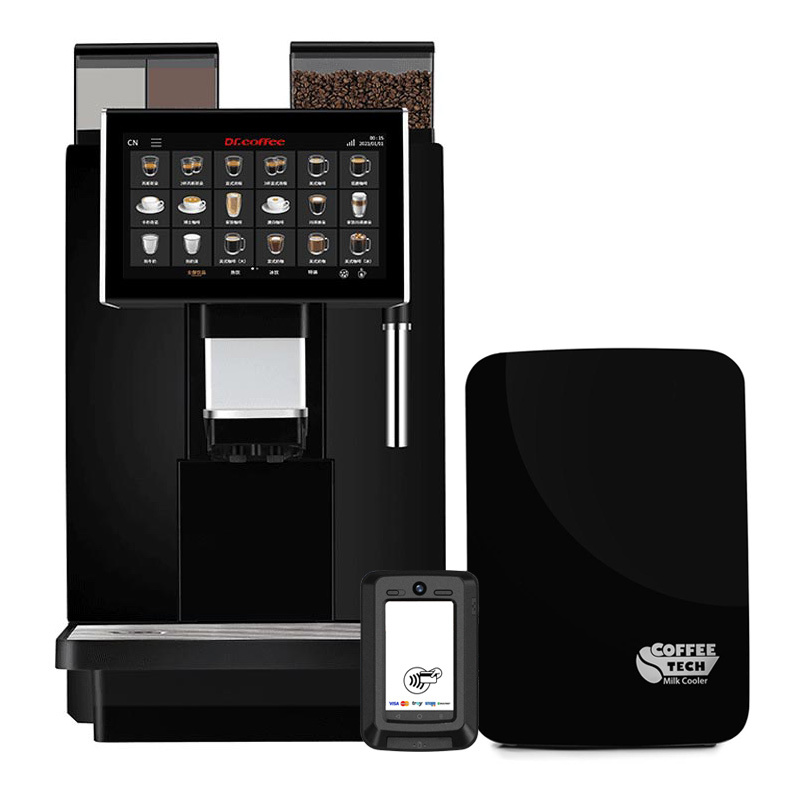Dr.Coffee Coffee Zone Fully Automatic Coffee Machine with Mains Connected Payment System - Dr.Coffee
