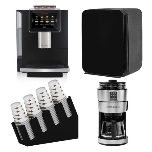 Dr.Coffee F10 Полностью автоматическая кофемашина, офисный набор из 4 предметов - Dr.Coffee