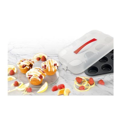 Dr. Oetker 1011 Bake&Go Kapaklı Muffin Kalıbı, 39 cm, 12'li - 2