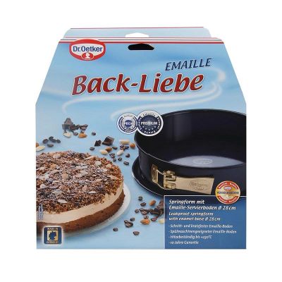 Dr. Oetker 1101 Back-Liebe Emaye Kelepçeli Kek Kalıbı, 28 cm - 3