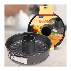 Dr. Oetker 1432 Tradition Borulu Dilimli Çift Tabanlı Kek Kalıbı, 26 cm - Thumbnail