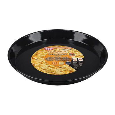 Dr. Oetker 1497 Tradition Emaye Pizza ve Tart Kalıbı, 28 cm - 2