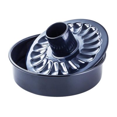 Dr. Oetker 2365 Emaye Zeminli Çift Tabanlı Kek Kalıbı, 28x7 cm - 1