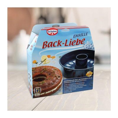Dr. Oetker 2365 Emaye Zeminli Çift Tabanlı Kek Kalıbı, 28x7 cm - 3