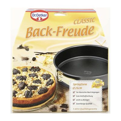 Dr. Oetker 2513 Back-Freude Kelepçeli Kek Kalıbı, 26 cm - 2
