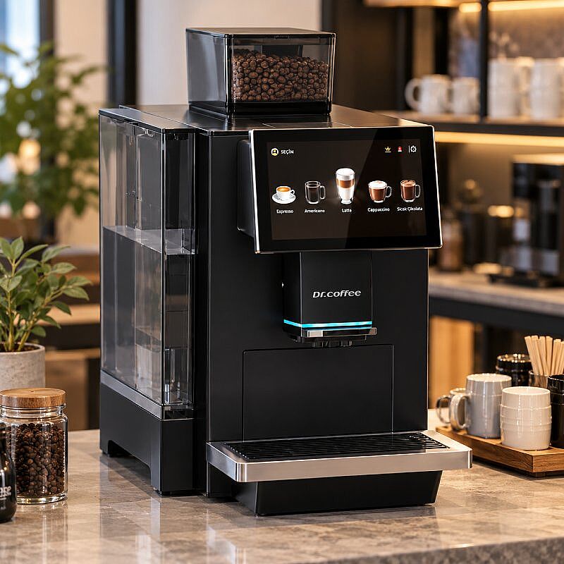Dr.Coffee C15 Süper Otomatik Kahve Makinesi - Dr.Coffee