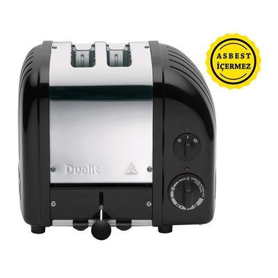 Dualit 27035 Classic Ekmek Kızartma Makinesi, 2 Hazneli, El Yapımı, Siyah - 1
