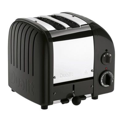 Dualit 27035 Classic Toaster, 2 Chamber, Handmade, Black - Dualit