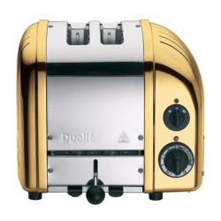 Dualit 27391 Classic Toaster, 2 Chamber, Handmade, Brass - 1