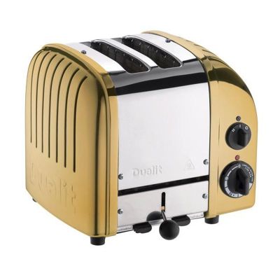 Dualit 27391 Classic Toaster, 2 Chamber, Handmade, Brass - Dualit