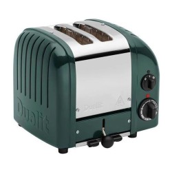 Dualit 27520 Classic Ekmek Kızartma Makinesi, 2 Hazneli, El Yapımı, Yeşil - Thumbnail