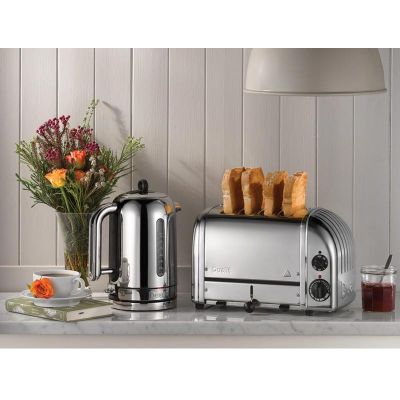 Dualit 47030 Classic Toaster, 4 Chamber, Handmade, 2200 W, Steel - Dualit