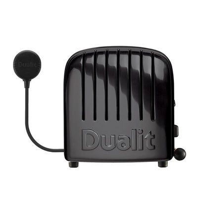 Dualit7035 محمصة توستر كلاسيكية، 4 غرف، مصنوعة يدوياً، أسود - Dualit