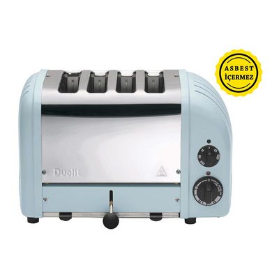 Dualit 47036 Classic Ekmek Kızartma Makinesi, 4 Hazneli, El Yapımı, Buzul Mavi - 1