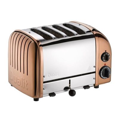 Dualit 47390 Classic Ekmek Kızartma Makinesi, 4 Hazneli, El Yapımı, Bakır - 2