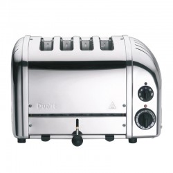 Dualit 47030 Classic Ekmek Kızartma Makinesi, 4 Hazneli, El Yapımı, 2200 W, Çelik - Thumbnail