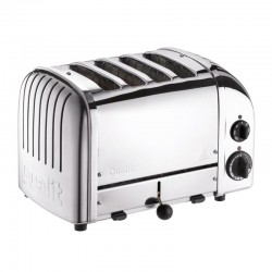Dualit 47030 Classic Ekmek Kızartma Makinesi, 4 Hazneli, El Yapımı, 2200 W, Çelik - Thumbnail