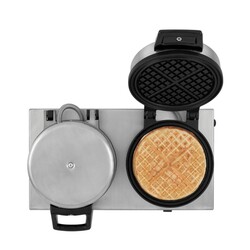 Dualit Waffle Iron Professional Waffle Maker, 2 Lids - 2