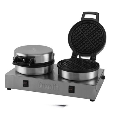 Dualit Waffle Iron Profesyonel Waffle Makinesi, 2 Kapaklı - 1