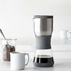 FellowProducts Manuel Duo Coffee Steeper Nitelikli Kahve Demleyici, Gri - Thumbnail