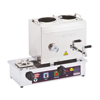 Duran Çelik DÇ 002 30 Model 2 Demlikli Kaynaklı Çay Ocağı, 15 L, LPG - 1