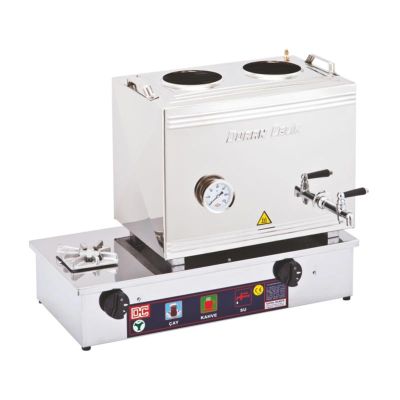 Duran Çelik DÇ 003 35 Model 2 Demlikli Kaynaklı Çay Ocağı, 25 L, Doğalgazlı - 1