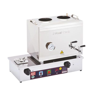 Duran Çelik DÇ 004 40 Model 2 Demlikli Kaynaklı Çay Ocağı, 31 L, LPG - 1