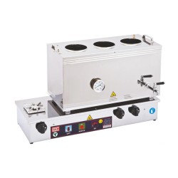 Duran Çelik DÇ 005 55 Model 3 Demlikli Kaynaklı Çay Ocağı, 42 L, Doğalgazlı - Duran Çelik