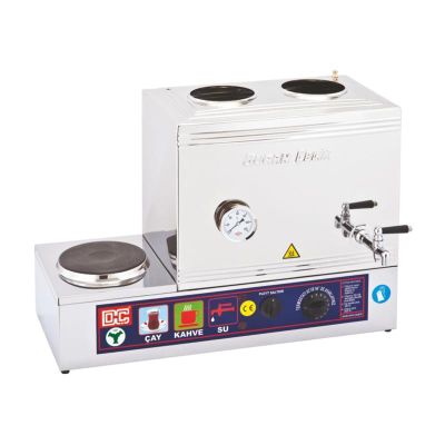 Duran Çelik DÇ 015 35 Model 2 Demlikli Kaynaklı Pleytli Çay Ocağı, 25 L, Elektrikli - 1