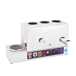 Duran Çelik DÇ 017 55 Model 3 Teapot Welded Plate Tea Cooker, 42 L, Electric - Duran Çelik