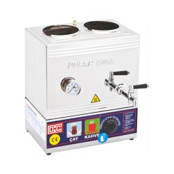 Duran Çelik DÇ 020 30 Model 2 Demlikli Kaynaklı Çay Ocağı, 15 L, Elektrikli - Duran Çelik