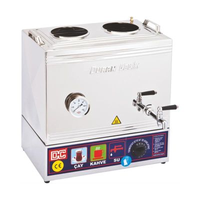 Duran Çelik DÇ 021 35 Model 2 Demlikli Kaynaklı Çay Ocağı, 25 L, Elektrikli - 1