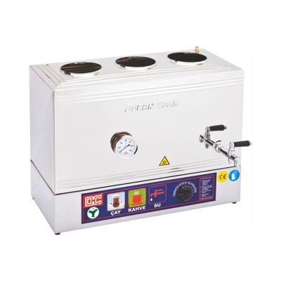 Duran Çelik DÇ 023 55 Model 3 Demlikli Kaynaklı Çay Ocağı, 42 L, Elektrikli - 1